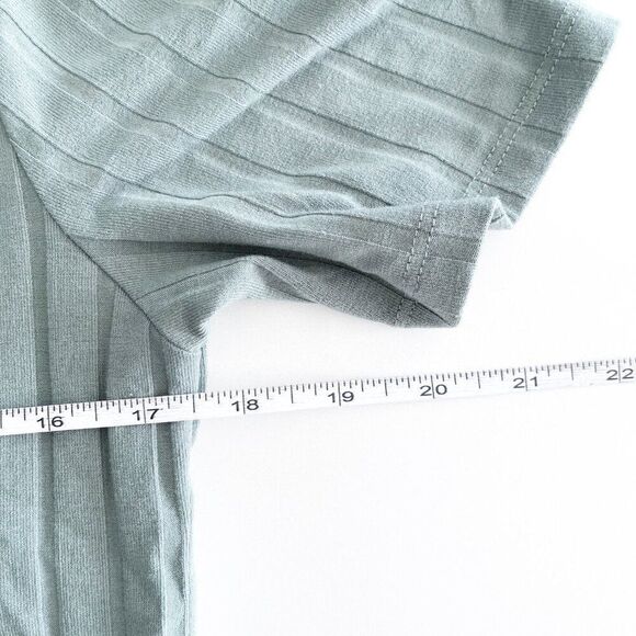 Vero Moda // Aurora Ribbed Midi Dress // Dark sage // Large // Brand NEW! - Picture 5 of 6